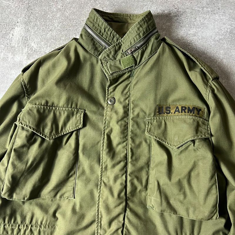 60s 67年製 US ARMY 米軍実物 M-65 フィールド ジャケット M-S 2nd