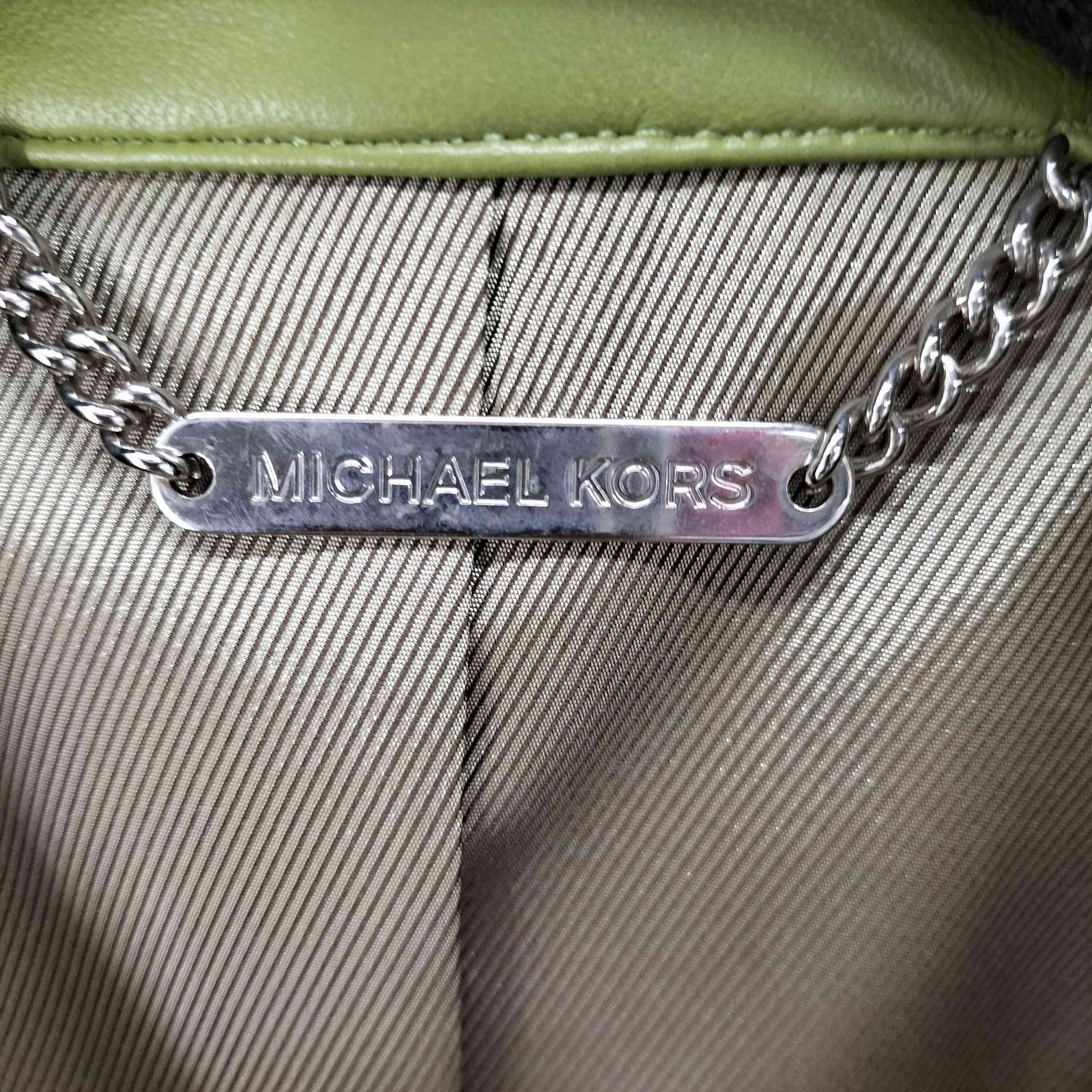 マイケルコース Michael Kors ラムレザージャケット レディース US：4 