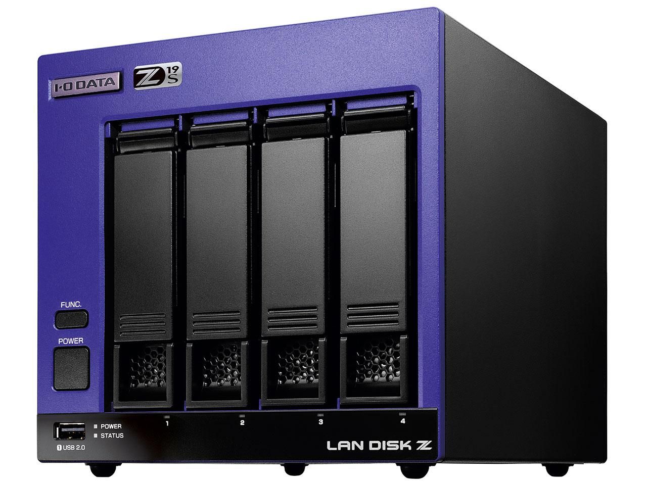 【新品・2営業日で発送】IODATA アイオーデータ Windows Server IoT 2019 for Storage Standard搭載4ドライブ法人向けNAS 32TB(HDL4-Z19SATA-32／U)