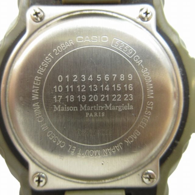 【世界3000個限定‼️】G-SHOCK マルジェラ　デジタル腕時計 グレー マルジェラ×G-SHOCKのコラボウォッチ - 初の腕時計は世界3000個