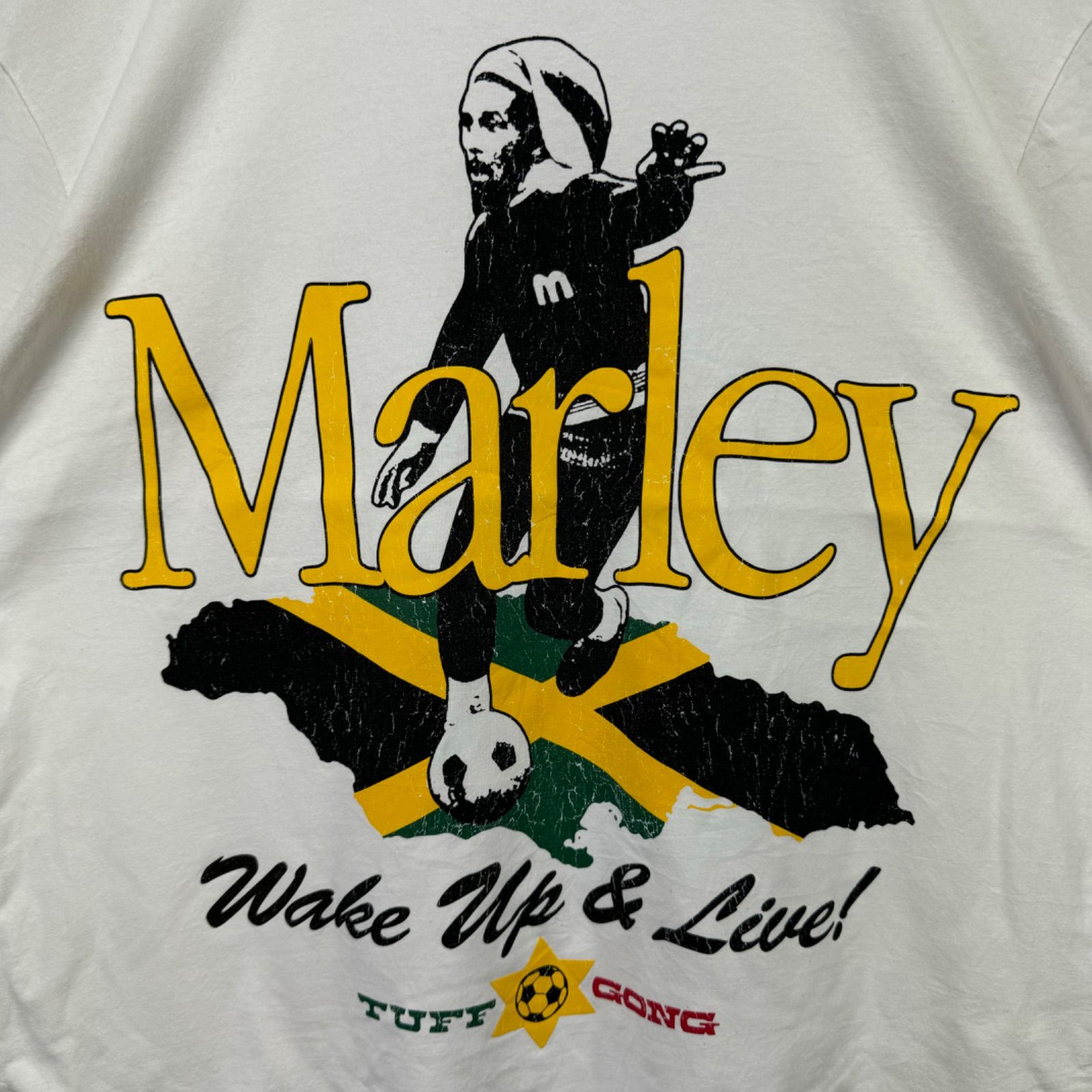 XL BOB MARLEY ボブマーリー Tシャツ サッカー ジャマイカ レゲエ 