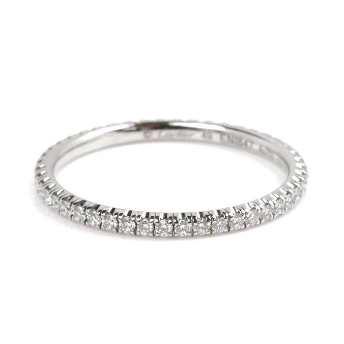 ホワイトゴールド　カルティエ Cartier ミニラブダイヤリング9号　K18 CARTIER カルティエ ミニラブ リング 指輪 9号 18金 K18ホワイト