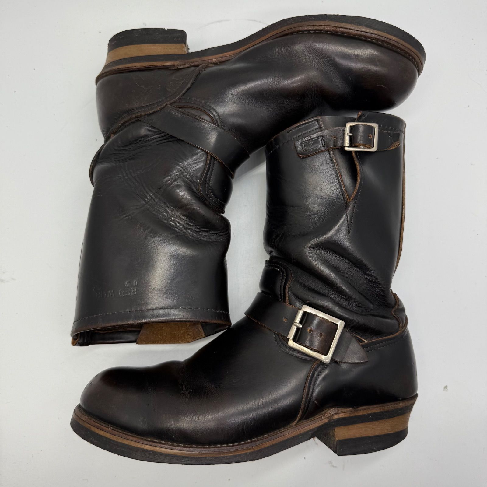 RED WING 90s USA 1994 print PT91 engineered boots 2268 Chromexcel 