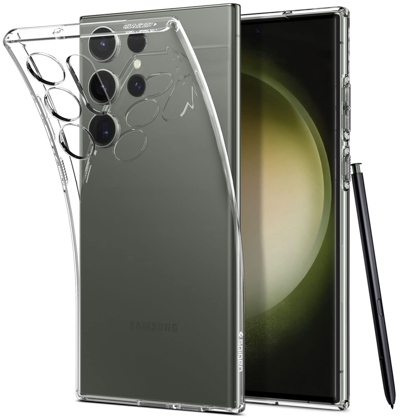 【数量限定】ケース Ultra クリア [ SC-52D S23 | SCG20 ] TPUカバー Galaxy 超薄型 超軽量 米軍MIL規格取得 Spigen リキッド・クリスタル ACS05610 (クリスタル・クリア)