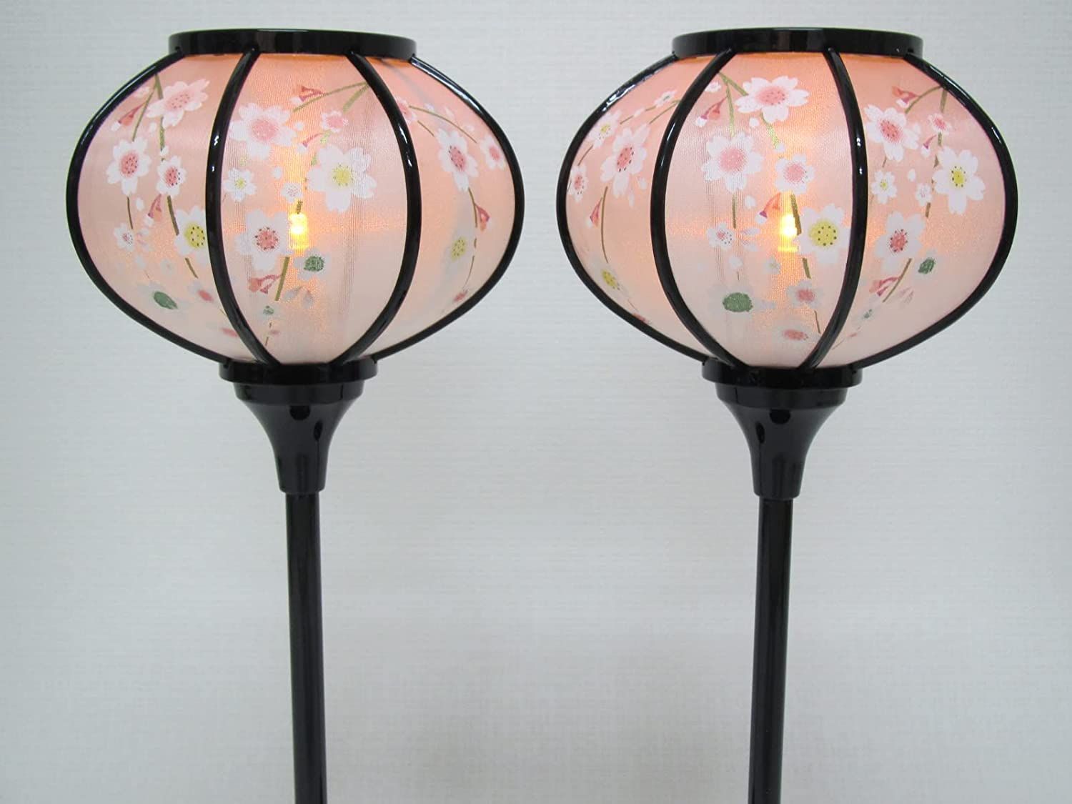 コードレス ぼんぼり 「みゆき しだれ桜」 雪洞 (LED) 雛人形 32cm