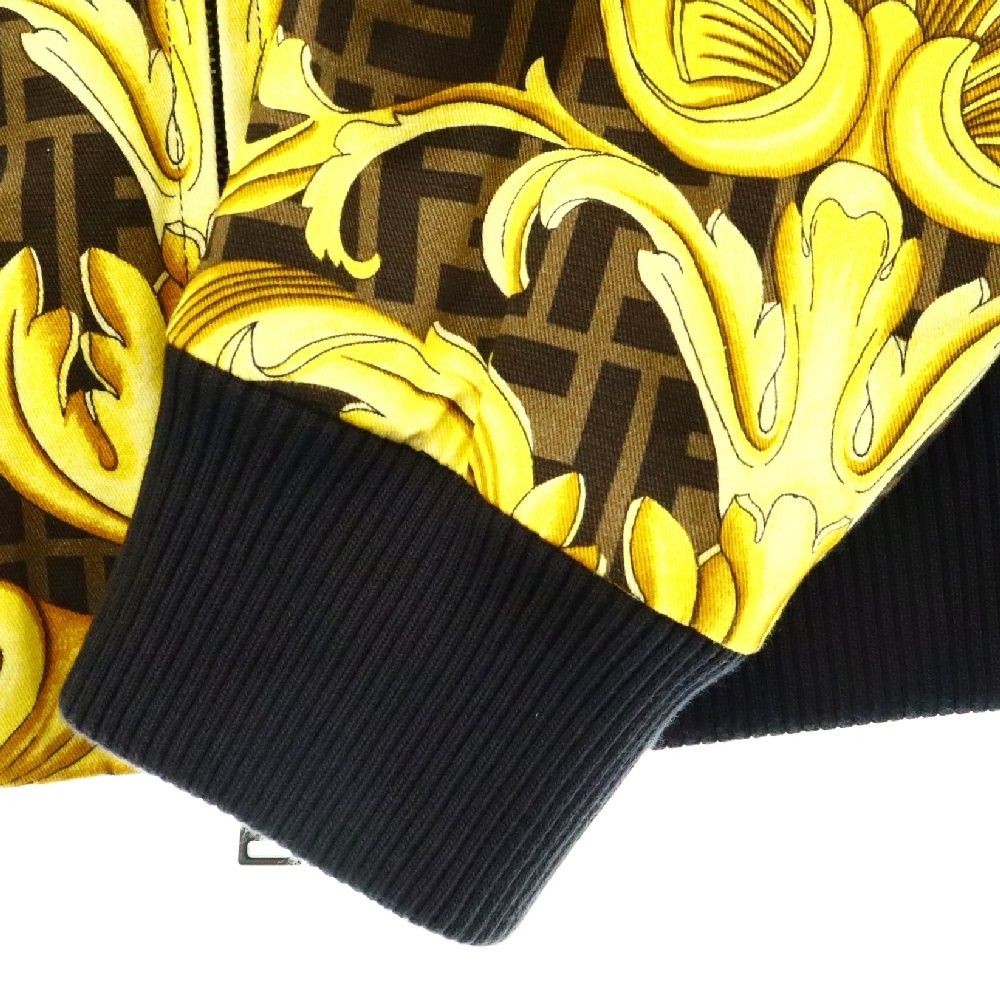 FENDACE ボンバージャケット ブルゾン 美品 FENDI (フェンディ) 22SS ×VERSACE FENDACE Bomber Jacket