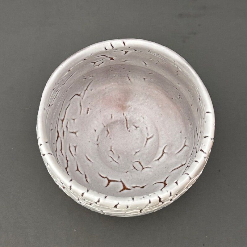 萩焼鬼萩抹茶碗 - メルカリ