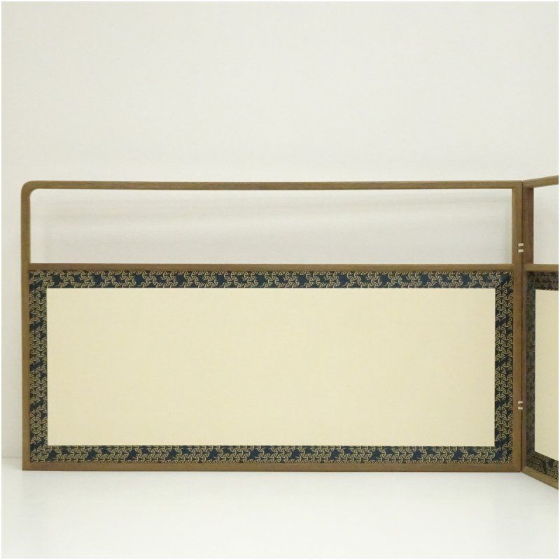 独楽繋文風炉先屏風 茶道具 おしゃれ パーテーション ついたて 和風 間仕切り 茶道 アンティーク インテリア レトロ