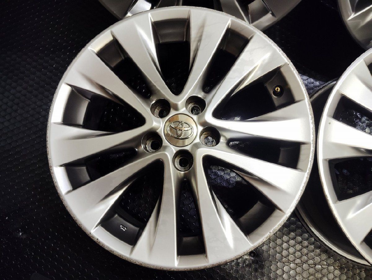 TOYOTA トヨタ 20アルファード 純正ホイール 18インチ 4本 7.5J5HPCD114.3 45 ヴェルファイア ハイグロス VHB516MY