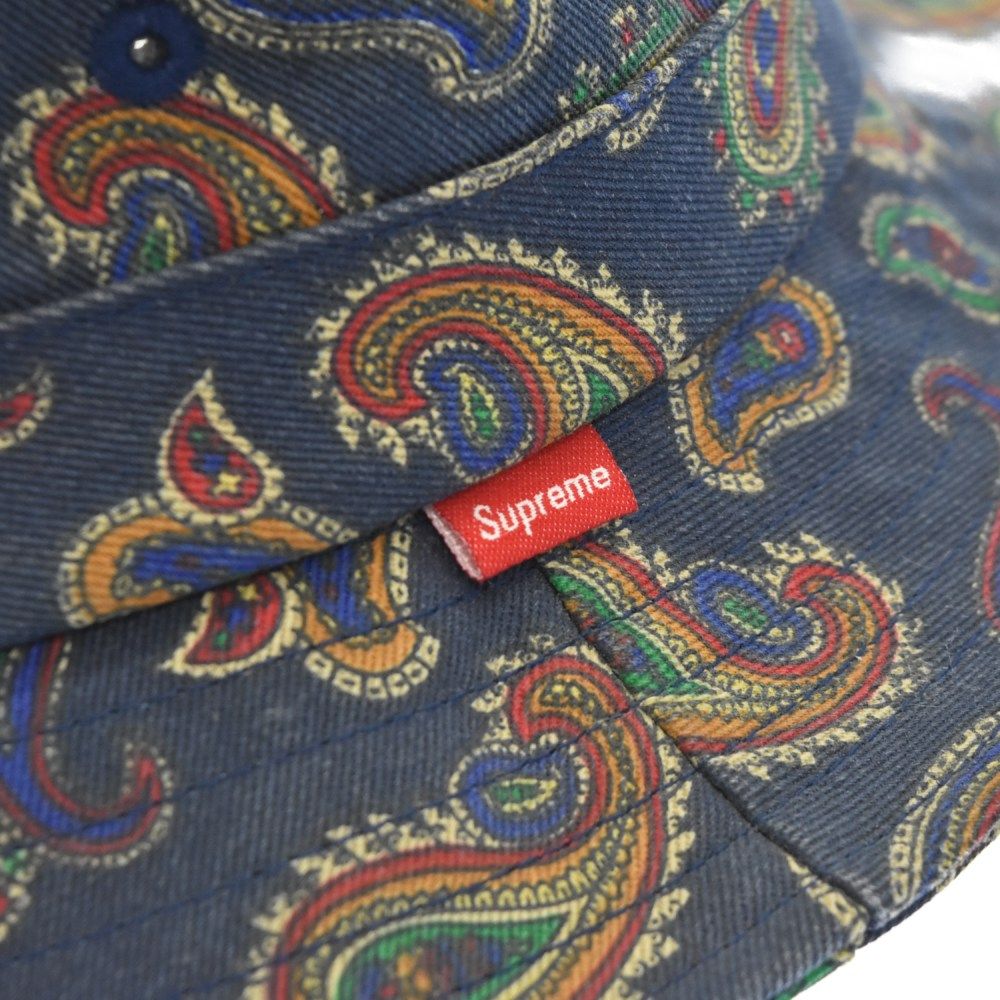 13aw Supreme Paisley Crusher Hat ペイズリー