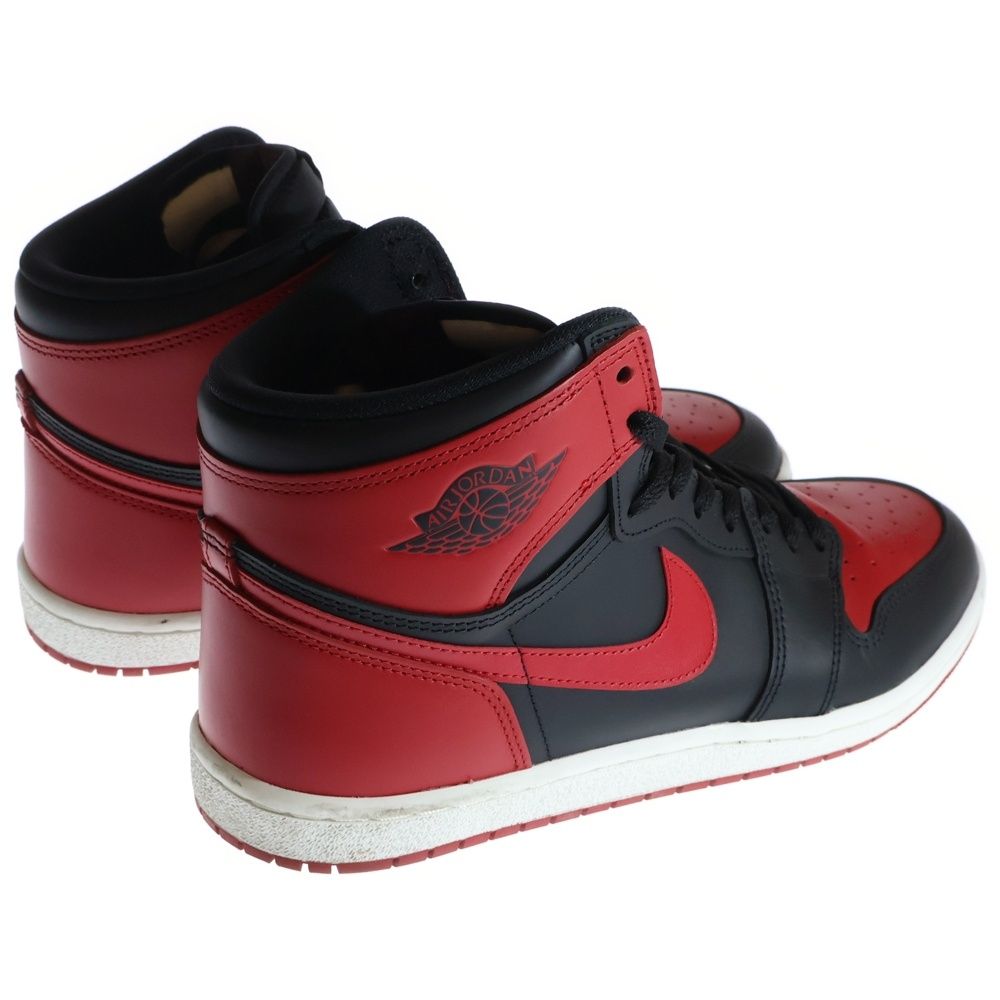 エアジョーダン ハイカット シューズ レッド/ブラック NIKE ナイキ エア ジョーダン ミッド スニーカー AIR JORDAN 1