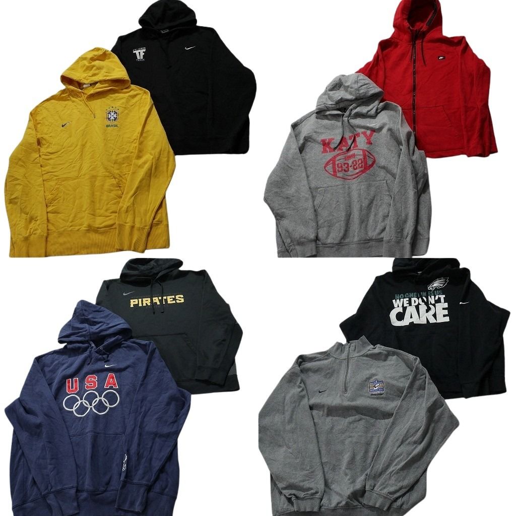 NIKE ブラジル　スウェット 古着卸 まとめ売り ナイキ NIKE スウェット 8枚セット (メンズ