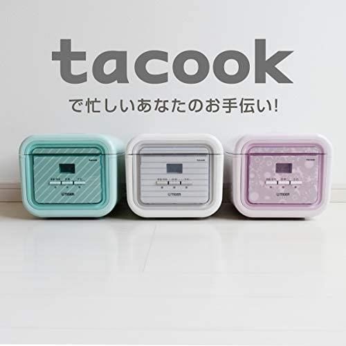 タイガー魔法瓶　炊飯器 3合 マイコン シンプルホワイト tacook recommendo_t2-4904710429105