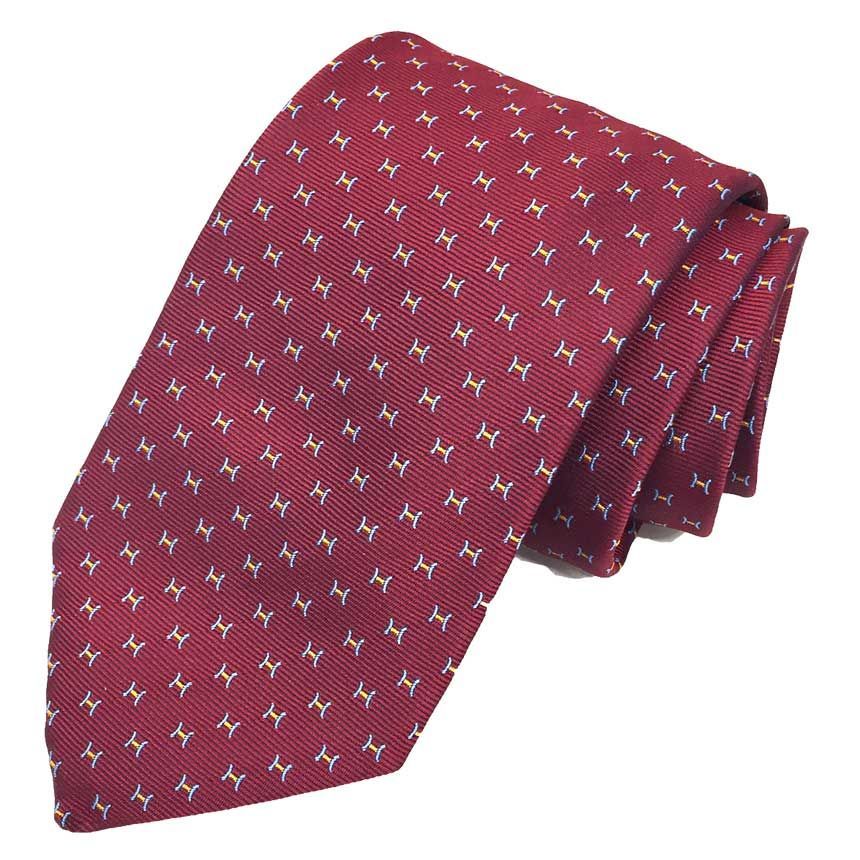 HERMES エルメス ネクタイ エルメス Hermes HERMES ネクタイ TIE 7cm フランス製 シルク