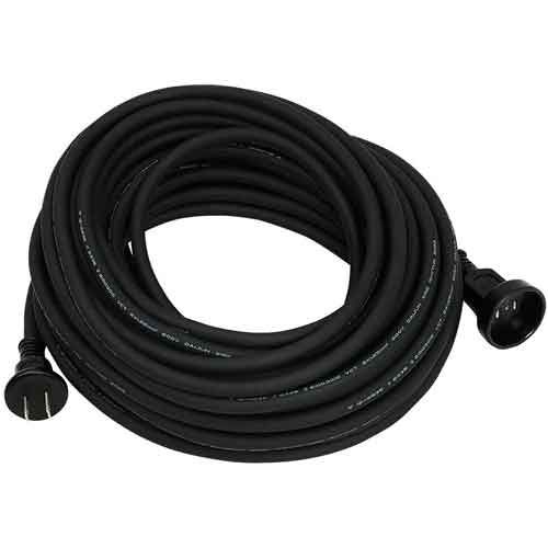 【新品・2営業日で発送】タイカツ 防雨延長コード　黒・１口 15A･20M