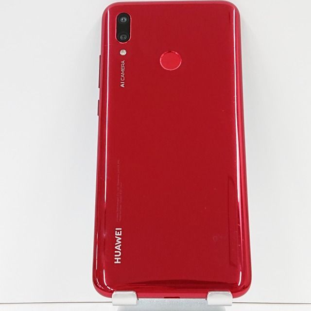 HUAWEI nova lite 3 POT-LX2J SIMフリー オーラルレッド 送料無料 本体 ...