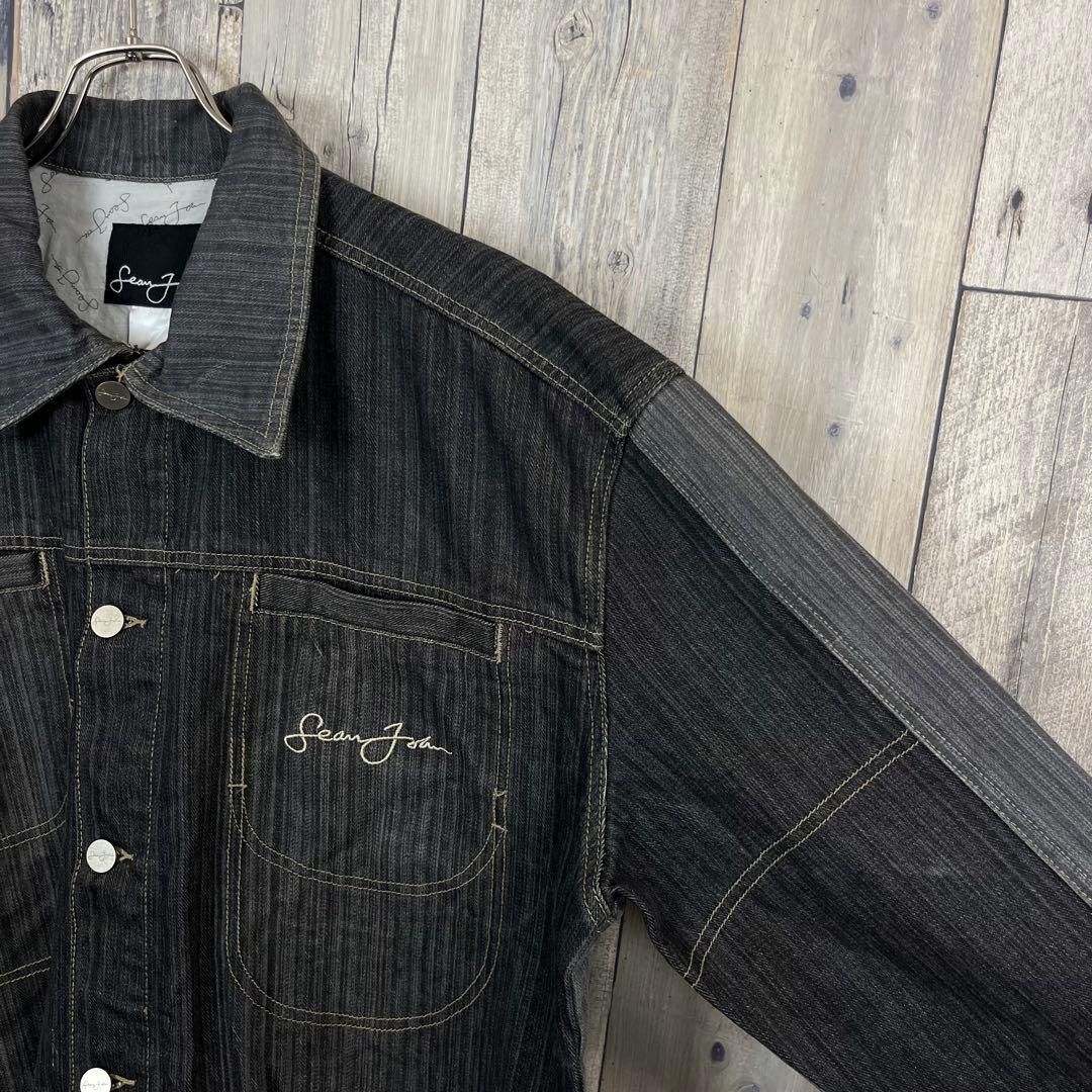 ブラック デニムジャケット