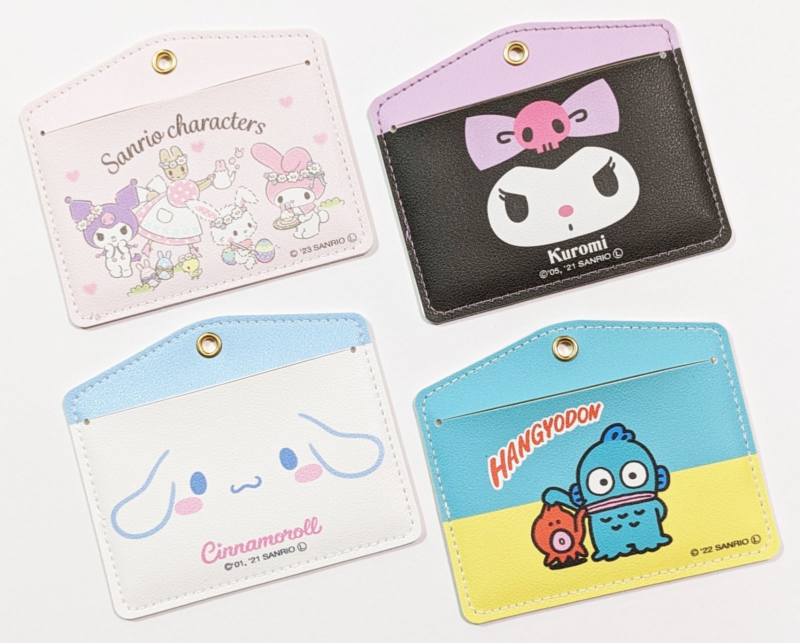 456円ショップ】 サンリオ IDケース 透明まど付き 4種類 マイ