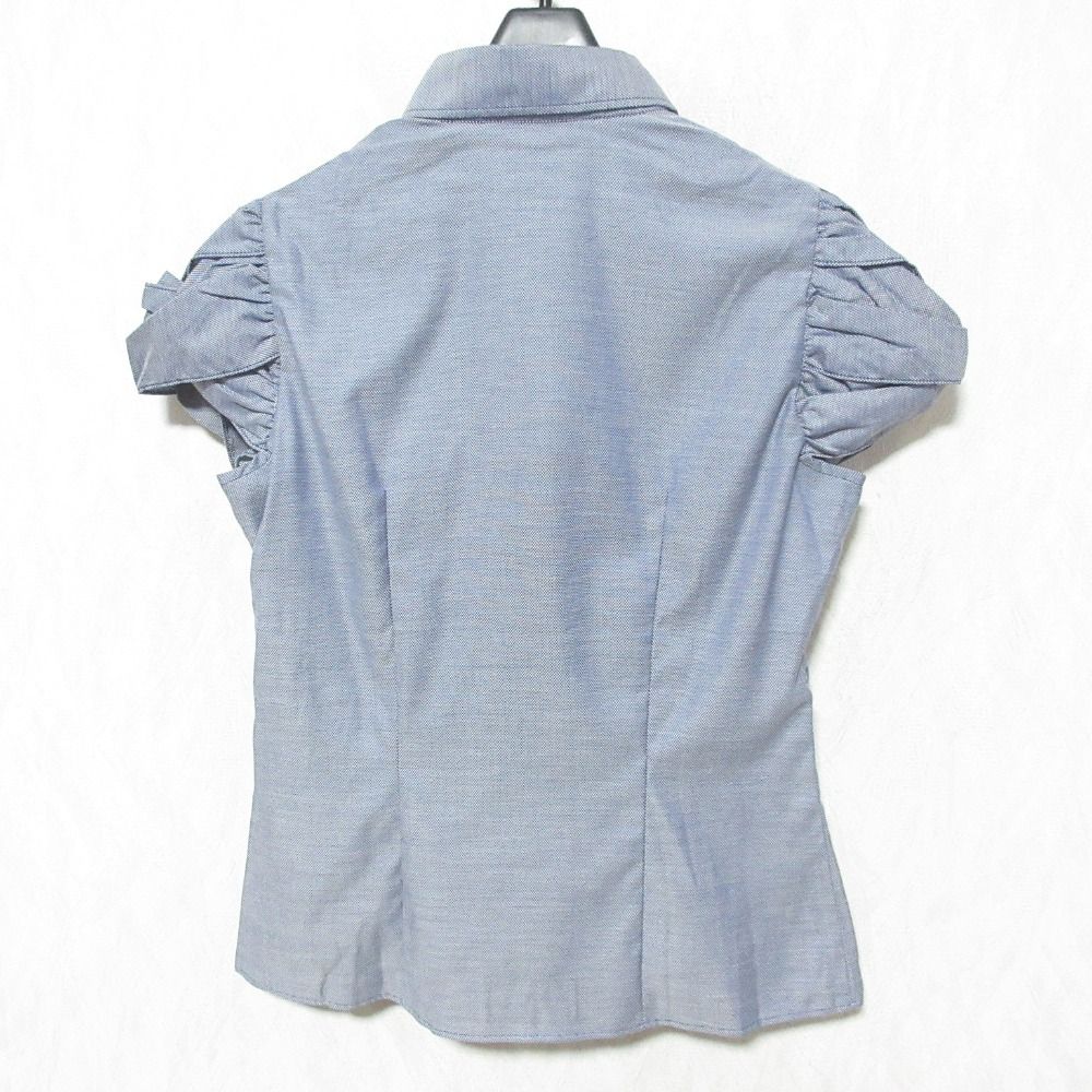 楽天市場】フリル ブラウス 白 ナラカミーチェの通販 美品 NARACAMICIE 