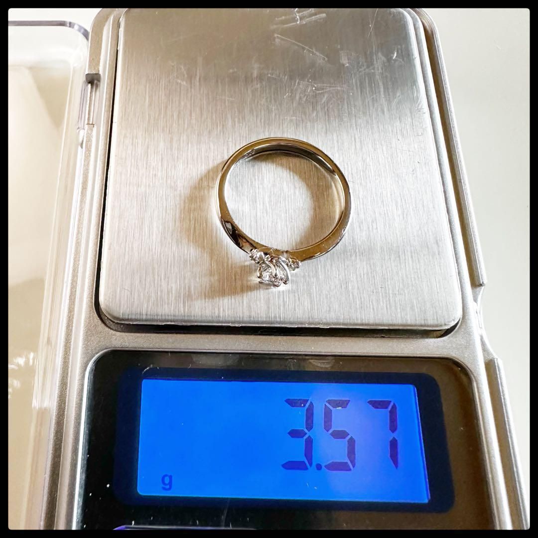 鑑定書付き ウィッシュアポンアスター pt950 D0.192ct 婚約指輪 - メルカリ