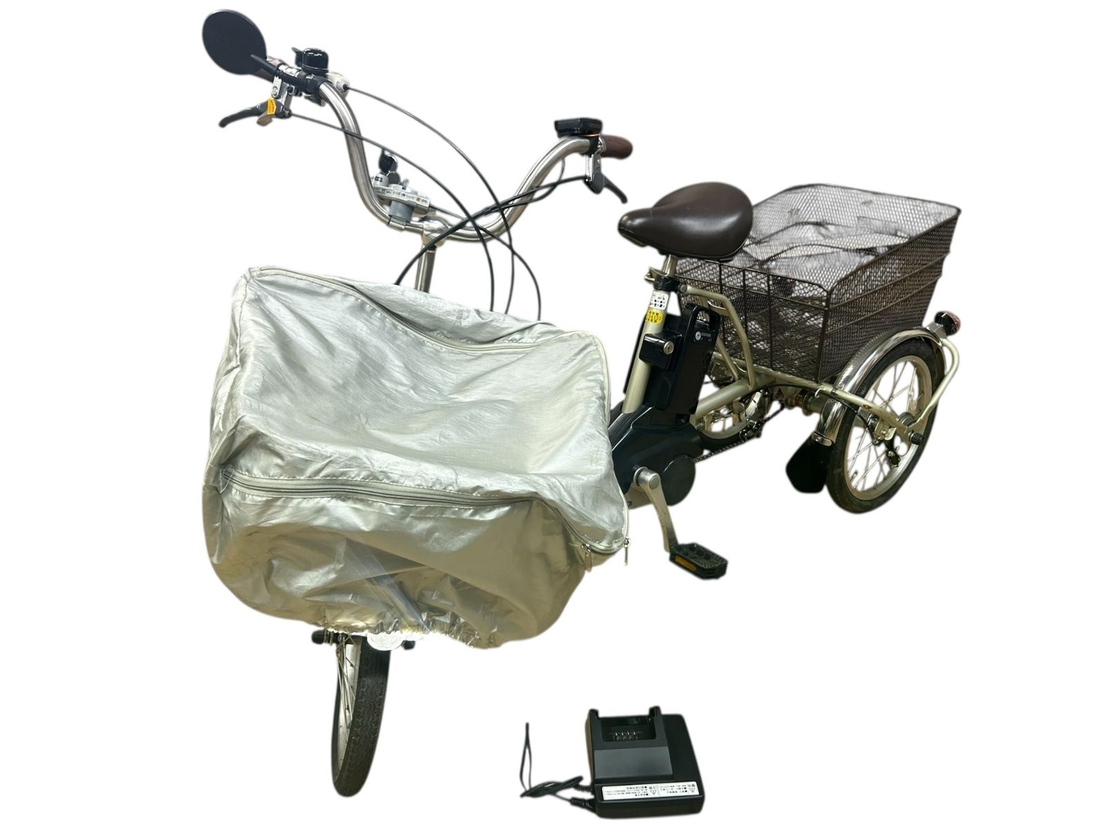 Panasonic パナソニック 電動アシスト三輪自転車 ビビライフ BE-ELR834T ELR83 車体 本体 バッテリー 充電器付き