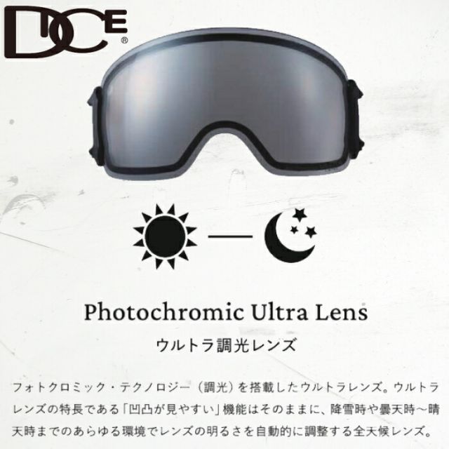 ゴーグル ダイス グッドマン 24-25 DICE GOODMAN LGR GM44570 (C-UL