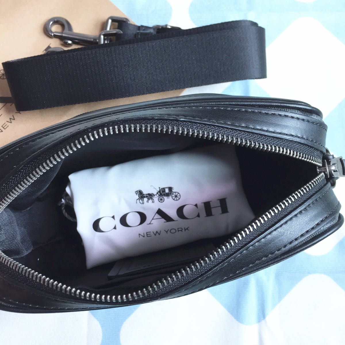 ☆新品☆コーチ/COACH バッグ F50715 チャコール×ブラック ボディー ...