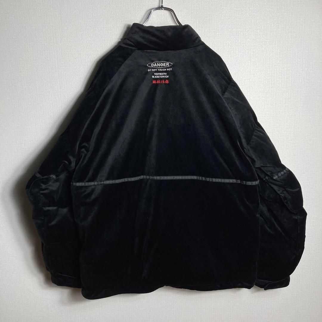 【美品】タイトブースプロダクション×ブラックアイパッチ ベルベット ダウン 美品】タイトブースプロダクション×ブラックアイパッチ
