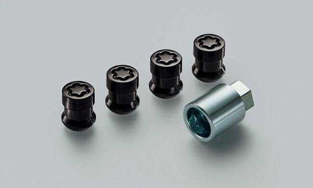 HONDA ホンダ 純正 アルミホイール用ホイールロックナット ブラック 08W42-TEA-001 ホンダ純正 ホイールロックナット マックガード 盗難防止 ロック ナット フィット フリード N-BOX NBOX N-ONE NONE N-WGN NW