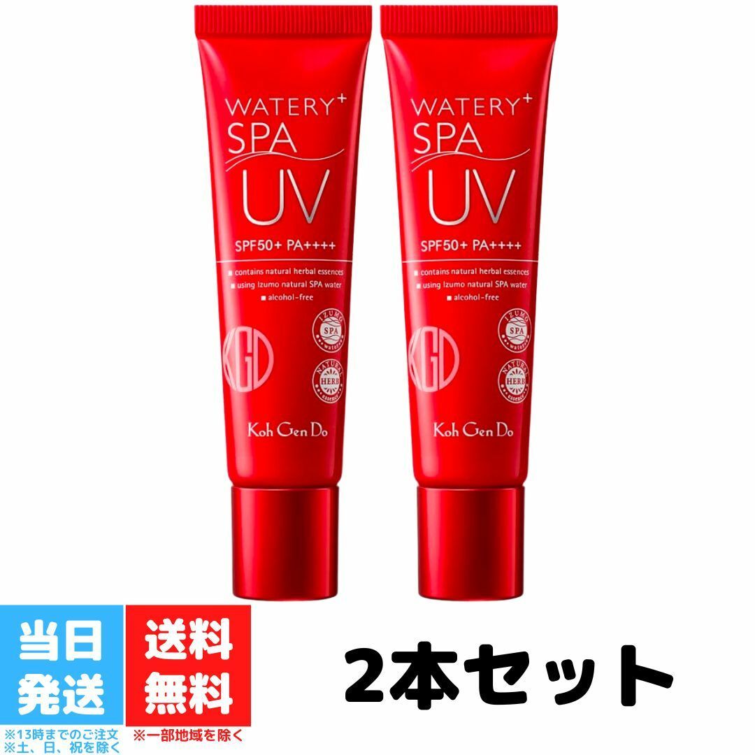 江原道 Koh Gen Do ウォータリーUVジェル 日焼け止め乳液 40g 2個セット コウゲンドウ 下地 SPF50+ PA++++ ウォータープルーフ メイドインジャパン 日本製 スキンケア 送料無料
