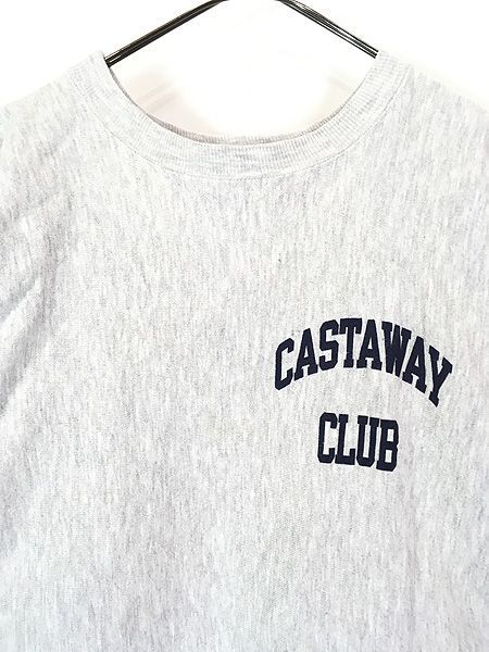 古着 90s Champion Reverse Weave 「CASTAWAY CLUB」 リバース スウェット XXL 古着 古着 90s Champion Reverse Weave 「CASTAWAY CLUB」 リバース