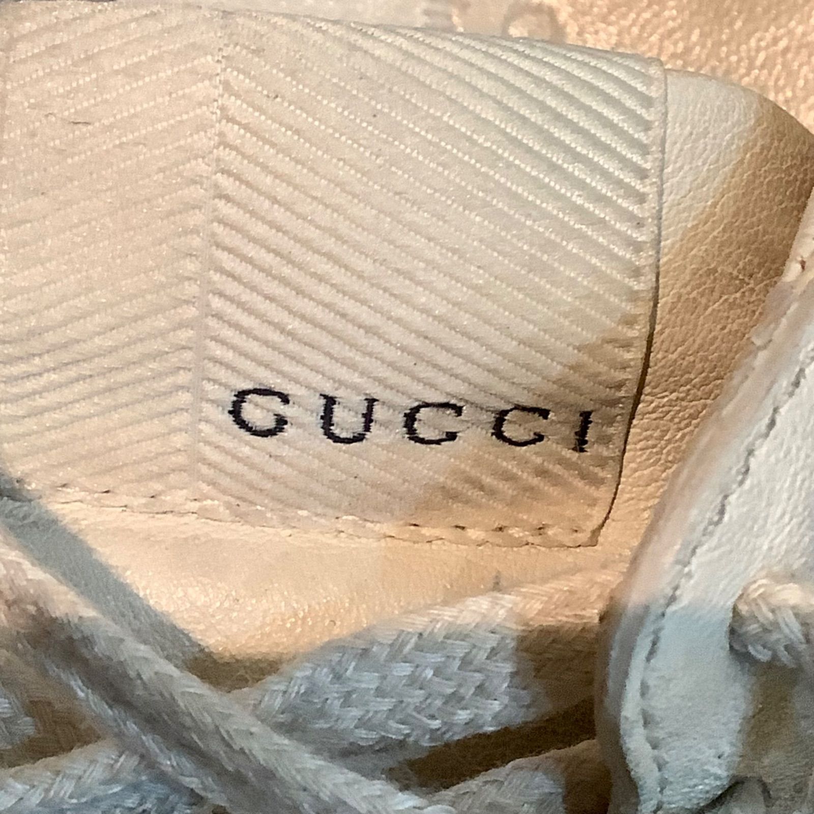グッチ GUCCI ライトン リップ ロゴ スニーカーシューズ 552089 [36.5 