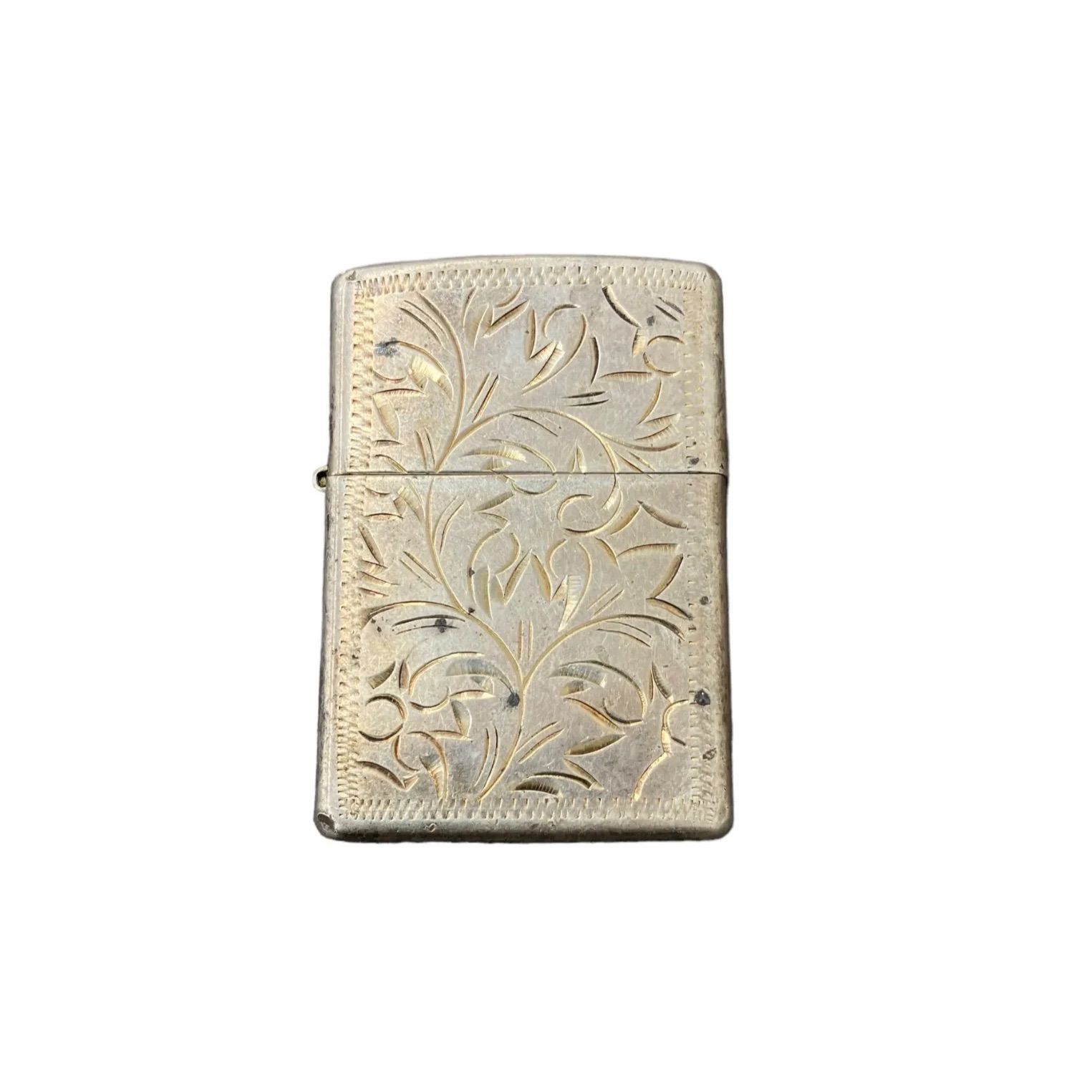 ZIPPO ジッポー スターリングシルバー 2001年 ☆動作品☆ - ☆もったい