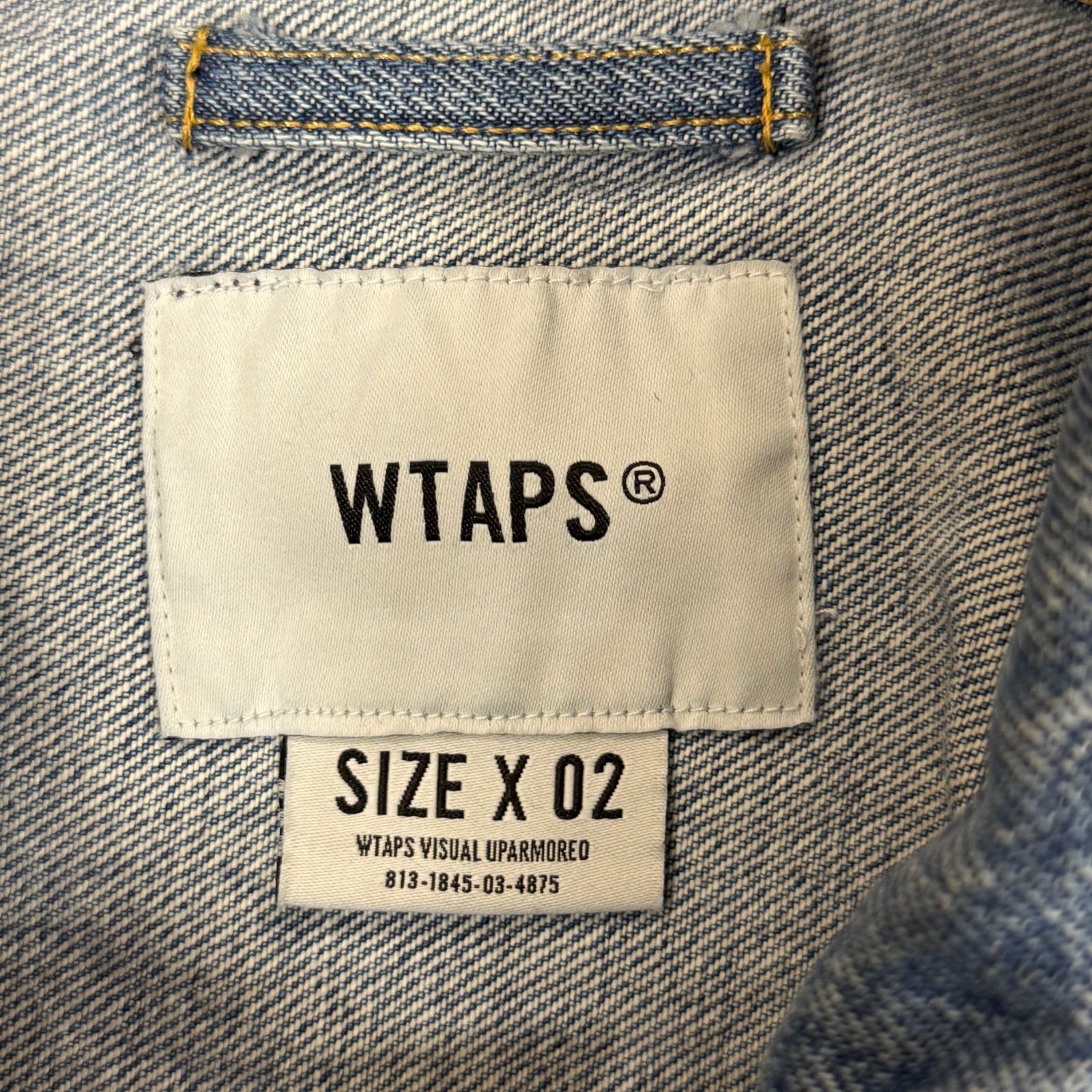 定価55000円 WTAPS 23AW DADDY / JACKET / COTTON. DENIM デニム