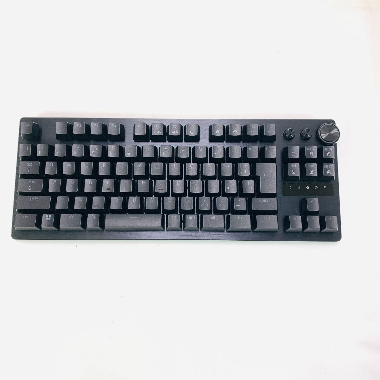 ラピッドトリガー 搭載 Razer レイザー Huntsman V3 Pro Tenkeyless JP 調整 なアクチュエーション搭載のアナログ ゲーミングキーボード オプティカルスイッチ 押下圧 40G リストレスト付属 日本語配列