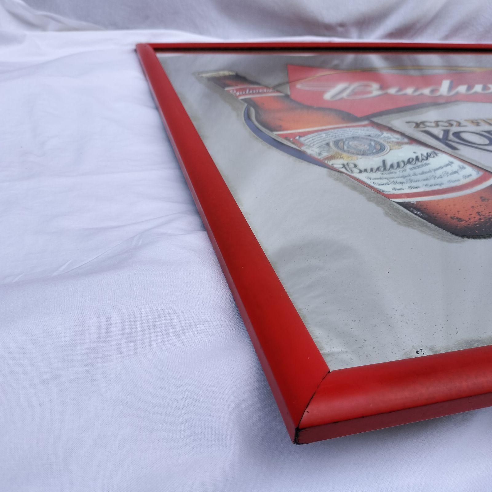 バドワイザー 特大パブミラー 85cm　2002年FIFAワールドカップ記念 バドワイザー 特大パブミラー 2002年FIFAワールドカップ記念