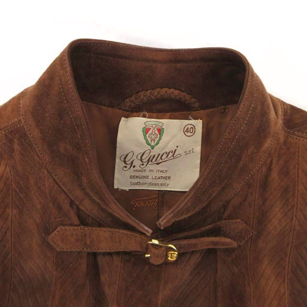 グッチ GUCCI 70-80s オールドグッチ ヴィンテージ スエード