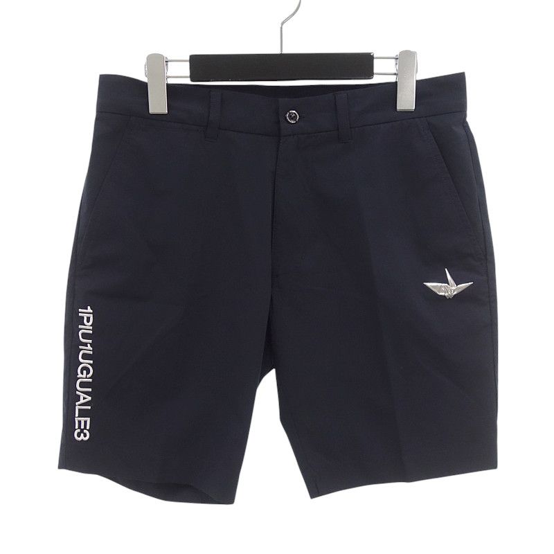 1PIU1UGUALE3 ゴルフ ショートパンツ IV 黒 1PIU1UGUALE3 GOLF 3