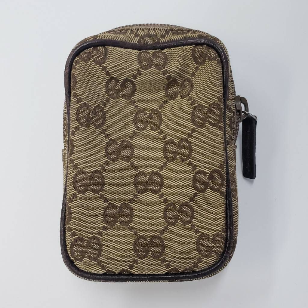 25静/C015116-3/OT0/X042-23/ GUCCI グッチ GG キャンバス シガレット 
