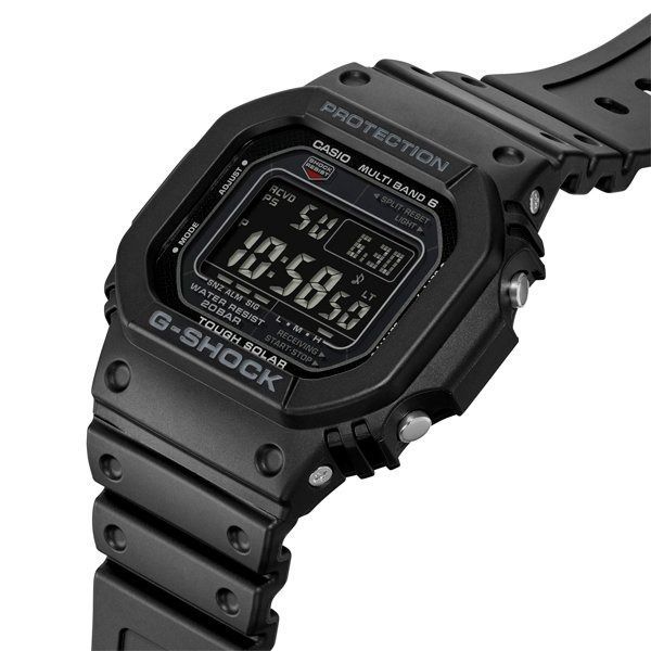 CASIO Gショック 電波 ソーラー オールブラック GW M 5610 U 1 B