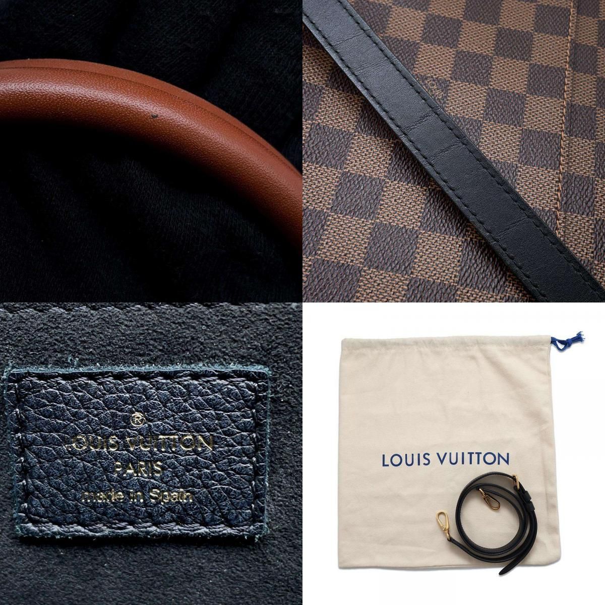 ルイヴィトン ハンドバッグ ダミエ・エベヌ ボーマルシェ N40146 LOUIS VUITTON ヴィトン 2WAYショルダーバッグ - メルカリ