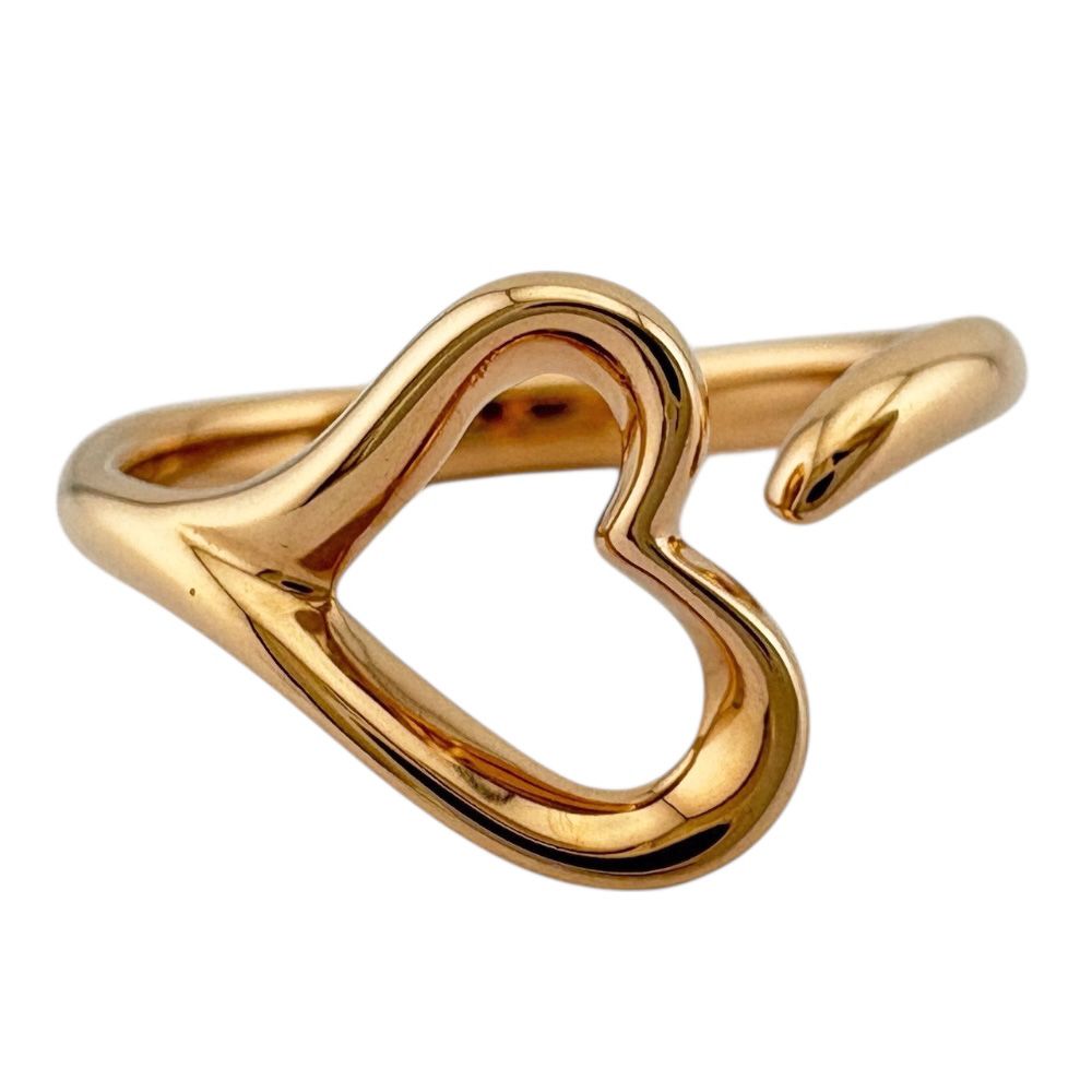 TIFFANY&Co. ティファニー 18金 K18YG オープンハート リング