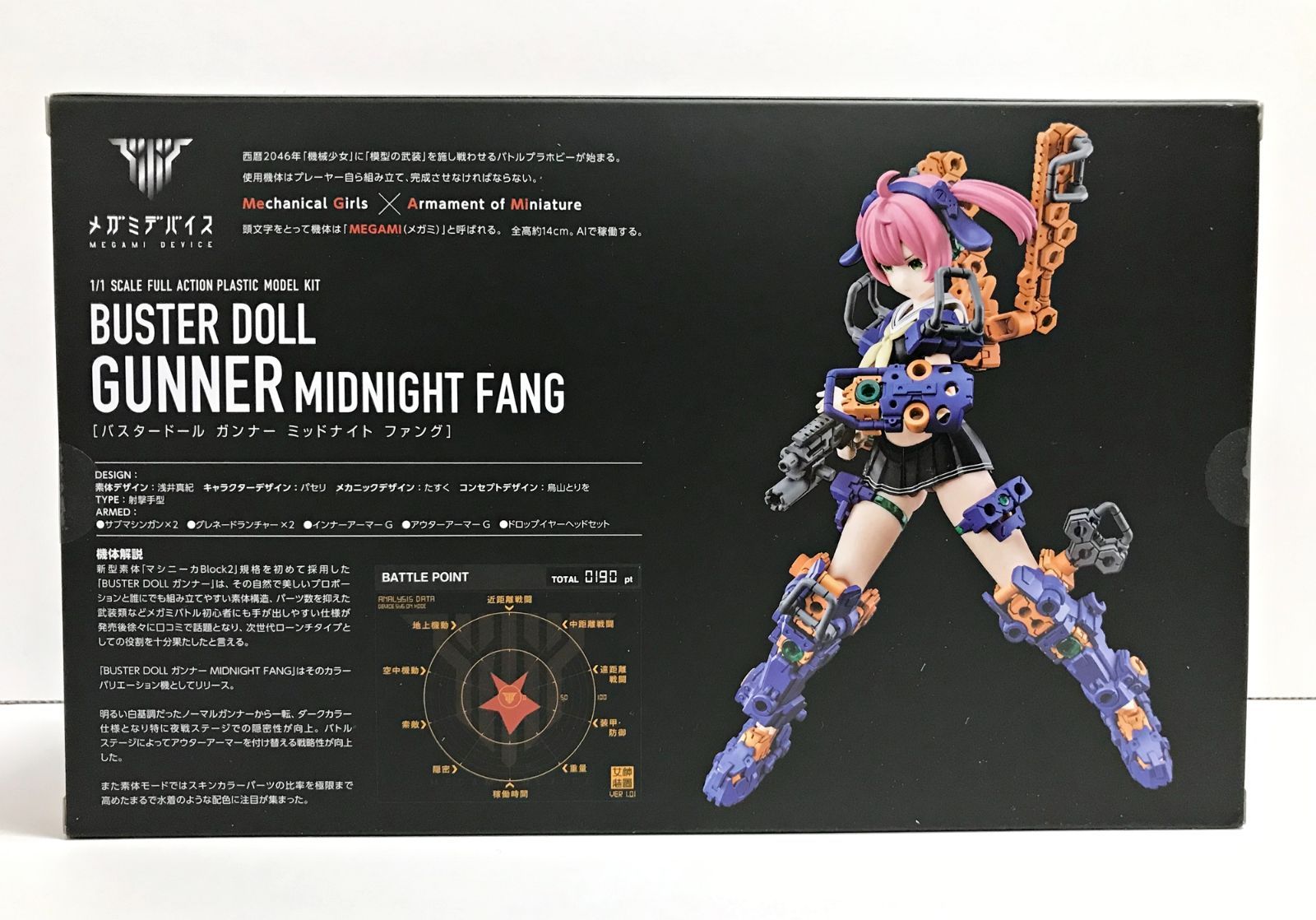 34.【未開封】1/1 BUSTER DOLL ガンナー MIDNIGHT FANG メガミ 34.【未開封】1/1 BUSTER DOLL ガンナー MIDNIGHT FANG メガミ
