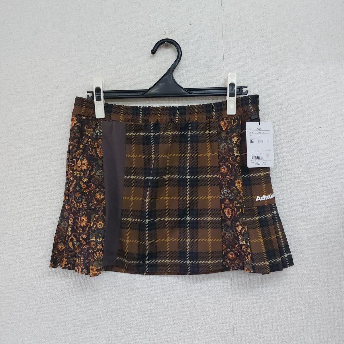 Admiral アドミラル 25AW ATLA551 サイドプリーツアソートグラフィックスコート BRW 22 LLサイズ