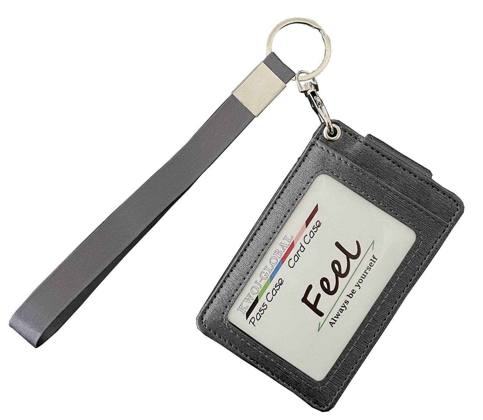 【新着商品】PASMO ICOCA TOICA 交通系ICカード(Suica PiTaPa) 通学 通勤 カードケース ICカードケース 3枚対応」パス入れ ストラップ付き パスケース 定期入れ [Feel]