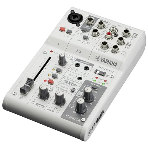 【YAMAHA AG03】ライブストリーミングミキサー【美品】 YAMAHA (ヤマハ) ライブストリーミングミキサー AG03