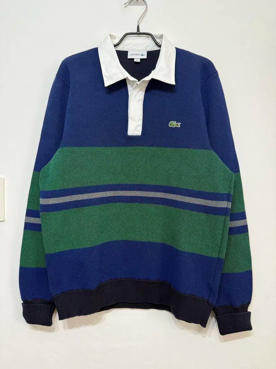 LACOSTE(ラコステ) カラーブロック セーター ラグビーシャツ 100