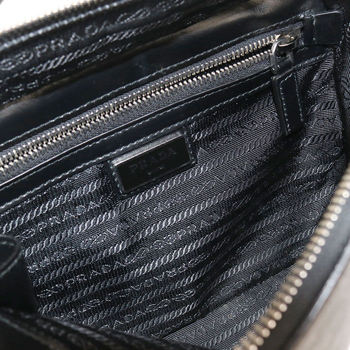 PRADA プラダ サフィアーノ ハンド バッグ レザー ブラック 黒 楽天市場】プラダ【PRADA】サフィアーノレザー トップハンドル