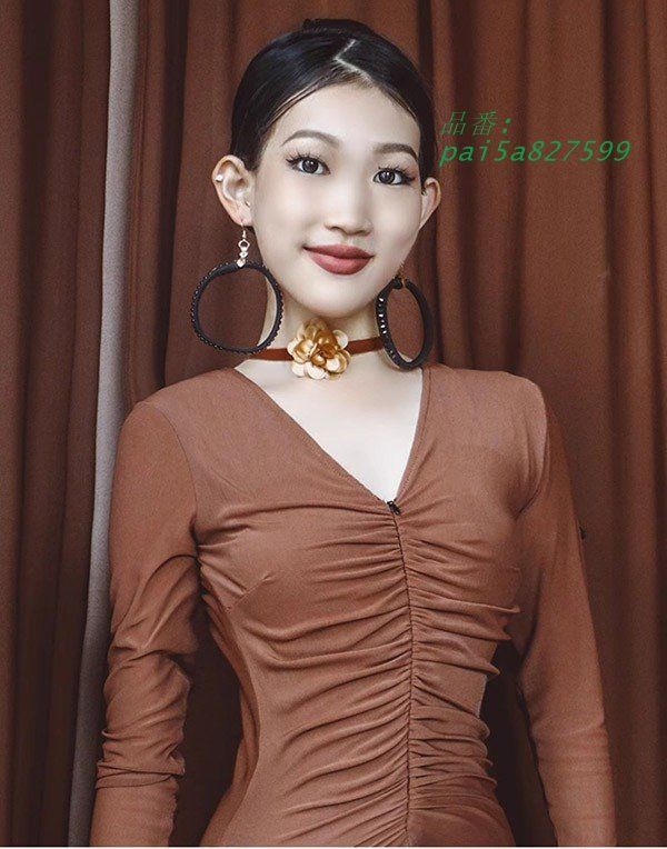 ラテン 衣装 ラテンドレス 社交ダンス衣装 ダンスウエア 黒 サンバ ブラック スリム チャチャ 豪華なドレス pai5a827599 LLC-HASEGAWATOSO_COM