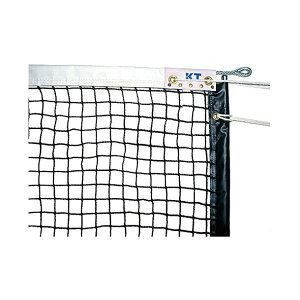 KTネット 全天候式上部ダブル 硬式テニスネット センターストラップ付き 日本製 サイズ 12.65×1.07m ブラック KT4257